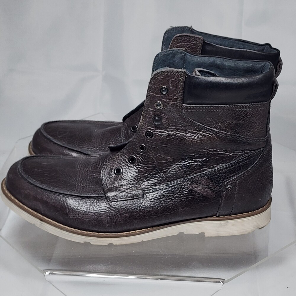 Alfani Webster Men 13 M Brown Leather Ankle Boots/Chukka